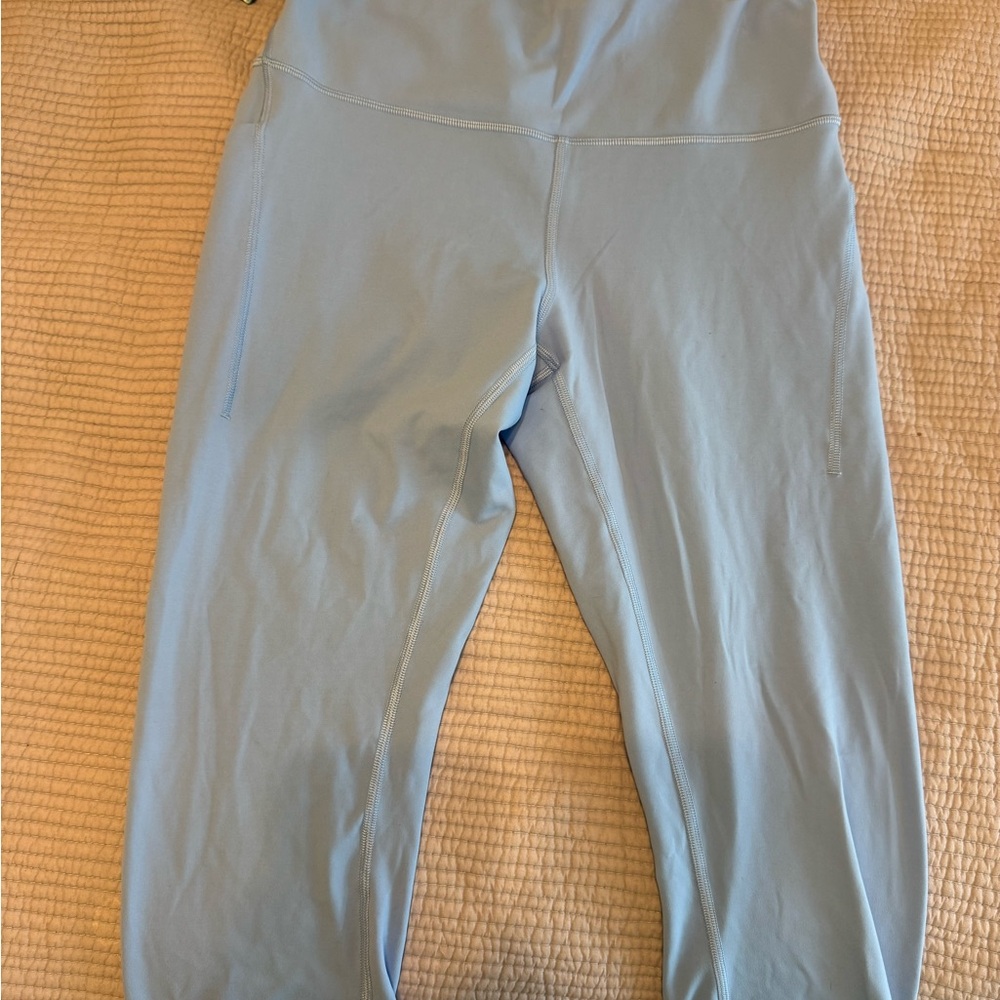 lululemon athletica blue wundertrain leggings